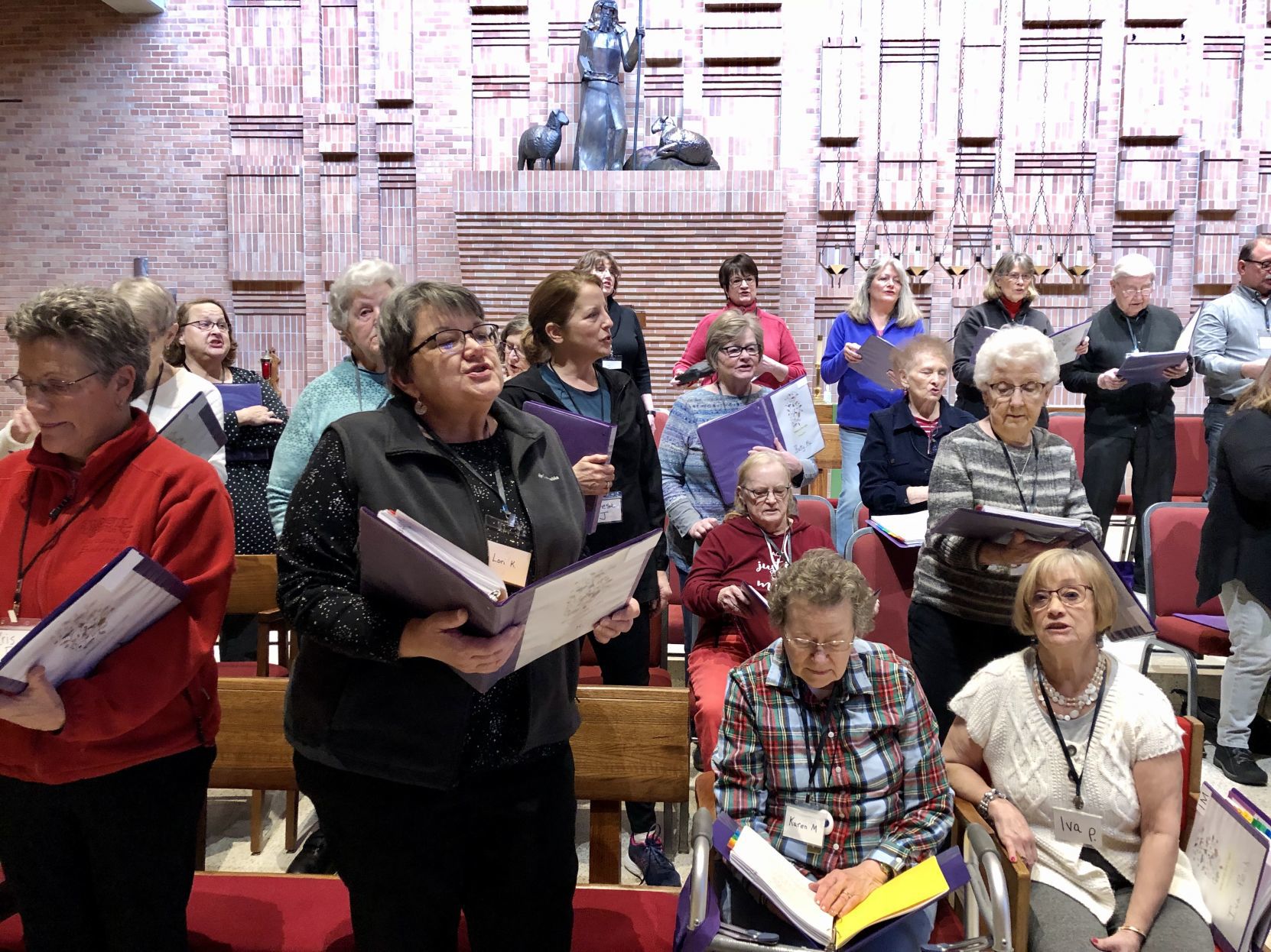 Stand in the Light Memory Choir rehearsal
